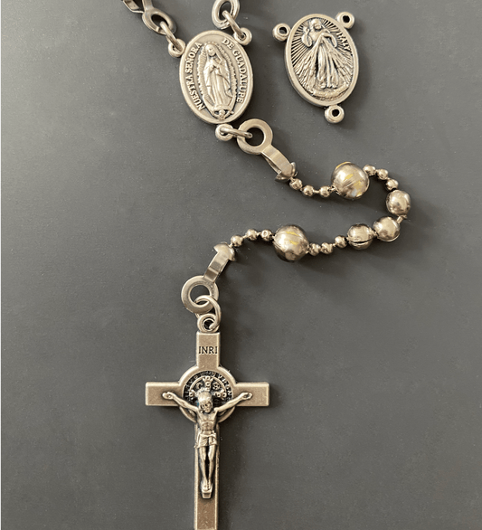 Glory to the Heroes Rosary with St. Benedict Cross